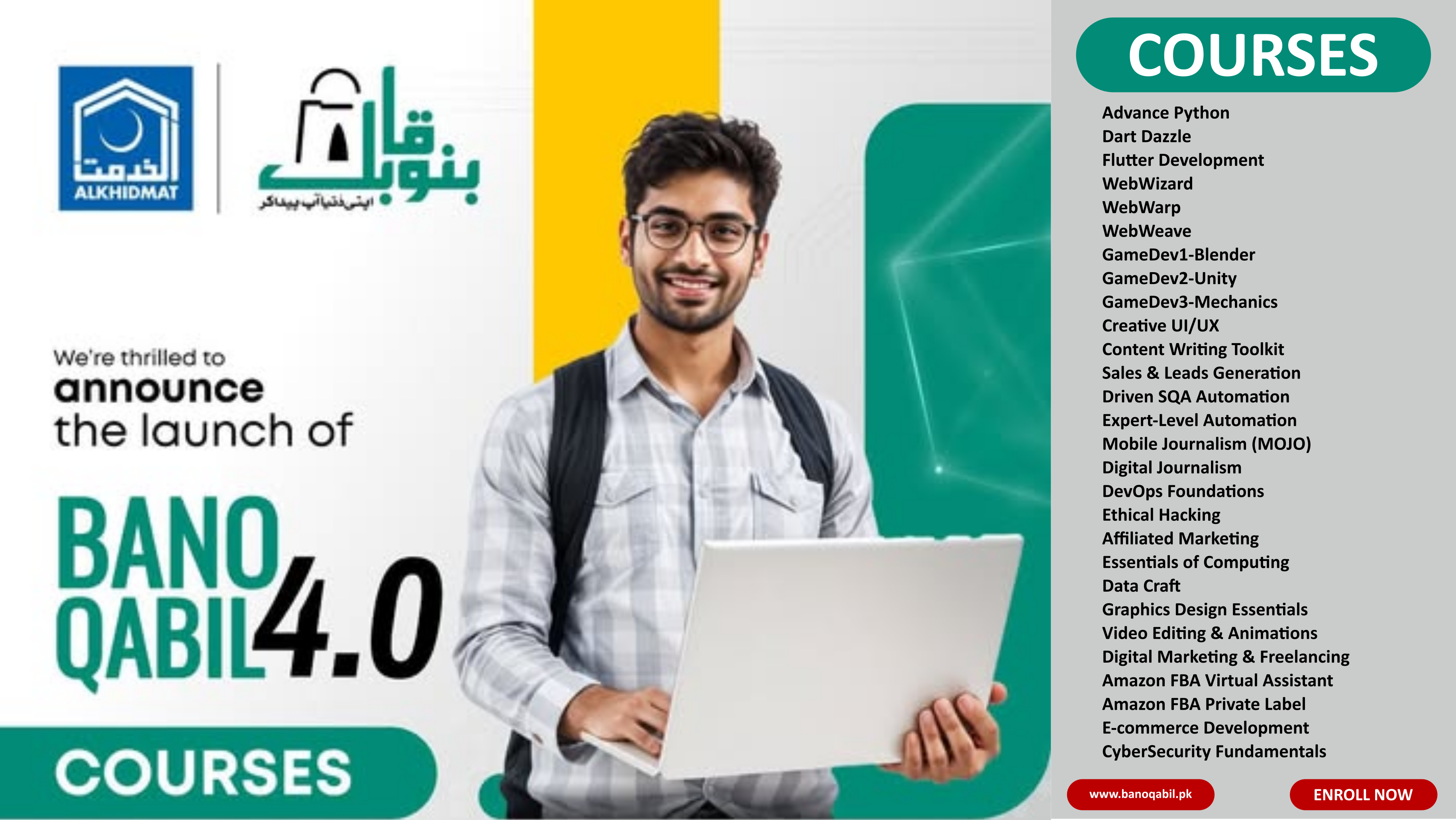 Dominate the Digital World: Unlock Your Potential with Bano Qabil Free IT Courses in Pakistan!